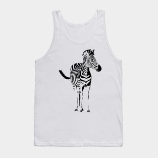 Zebra Full Figure | African Wildlife Tank Top